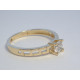 Zlatý dámsky snubný prsteň s kamienkami VP55180Z žlté zlato 14 karátov 585/1000 1,80 g