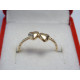 Zlatý dámsky prsteň so srdiečkami žlté zlato VP49080Z 14 karátov 585/1000 0,80 g