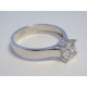 Jednoduchý snubný dámsky zlatý prsteň biele zlato zirkón VP53258B 14 karátov 585/1000 2,58 g