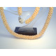 Dámsky strieborný perlový náhrdelník ródium VRS454285 925/1000 42.85 g