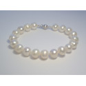 Dámsky strieborný náramok s bielymi perlami VNS202224 925/1000 22,24 g