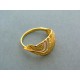 Zlatý prsteň dvoj-farebné zlato vzory
