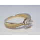 Snubný dámsky zlatý prsteň zirkón v korunke žlté zlato VP53210Z 14 karátov 585/1000 2,10 g