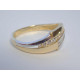 Zlatý dámsky prsteň, zirkóny viacfarebné zlato VP55199V 14 karátov 585/1000 1,99g