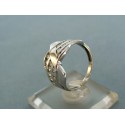 Zlatý dámsky prsteň biele zlato dizajnové VP56365B