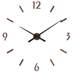 Nalepovacie hodiny imitácia dreva JVD HT467.1