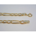 Zlatá pánska retiazka vzor FIGARO DR50505Z žlté zlato 14 karátov 585/1000 5,05 g