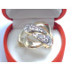 Zlatý dámsky výrazný prsteň viacfarebné zlato vzor VP59312V 14 karátov 585/1000 3,12 g