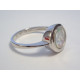 Dámsky strieborný prsteň s pohyblivými zirkónikmi ródium DPS52289 925/1000 2,89 g