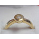 Jednoduchý dámsky briliantový prsteň žlté zlato VP56314Z 14 karátov 585/1000 3,14g