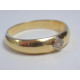 Zlatý dámsky prsteň s diamantom žlté zlato VP51293Z 14 karátov 585/1000 2,93g
