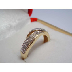 Zlatý dámsky prsteň zo žltého zlata s diamantom VP54422Z 14 karátov 585/1000 4,22g