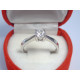 Jednoduchý dámsky strieborný prsteň zirkón v korunke ródium VPS54217 925/1000 2,17 g
