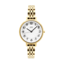 Pozlátené dámske náramkové hodinky JVD JZ204.4