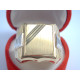 Výrazný pánsky zlatý prsteň vzorovaný viacfarebné zlato VP70929V 14 karátov 585/1000 9,29 g