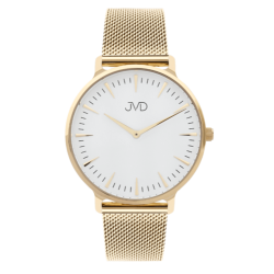 Pozlátené dámske náramkové hodinky JVD J-TS18