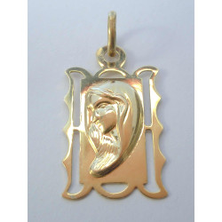 Zlatý dámsky prívesok sv. obrázok Panna Mária, žlté zlato DI119Z 14 karátov 585/1000 1,19g