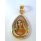 Zlatý prívesok medajlón Panna Mária žlté zlato VI090Z 14 karátov 585/1000 0,90 g