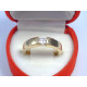 Dámsky snubný prsteň žlté zlato číry kamienok VP51514Z 14 karátov 585/1000 5,14 g