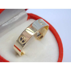 Dámsky zlatý prsteň so vzorom žlté zlato DP64383Z 14 karátov 585/1000 3,83 g