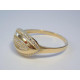 Zlatý dámsky prsteň žlté zlato kamienky VP65198Z 14 karátov 585/1000 1,98 g