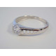 Žiarivý dámsky snubný prsteň biele zlato zirkón VP56124B 14 karátov 585/1000 1,24 g