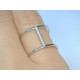 Zaujímavý dámsky strieborný prsteň s kamienkami ródium VPS61222 925/1000 2,22 g