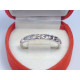 Zaujímavý dámsky prsteň ródiované striebro VPS60175 925/1000 1,75g