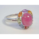 Dámsky strieborný prsteň farebné kamienky ródium VPS57302 925/1000 3,02 g