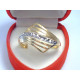 Zlatý dámsky prsteň viacfarebné zlato VP67272 585/1000 2,72 g