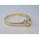 Dámsky snubný prsteň žlté zlato zirkón v korunke VP56128Z 14 karátov 585/1000 1,28 g