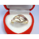 Zlatý dámsky prsteň viacfarebné zlato VP59159V 14 karátov 585/1000 1,59 g