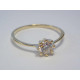 Dámsky snubný prsteň zirkón v korunke žlté zlato VP58140Z 14 karátov 585/1000 1,40 g