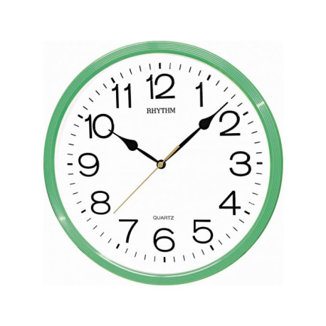 Nástenné hodiny zelené RHYTHM CMG734NR05