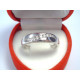 Ródiovaný dámsky strieborný prsteň s kamienkami VPS58250 925/1000 2,50 g