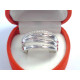 Výrazný dámsky strieborný prsteň zirkóniky ródium VPS56350 925/1000 3,50 g