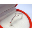 Jemný dámsky strieborný prsteň zirkóny ródium VPS51106 925/1000 1,06 g