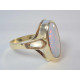 Výrazný dámsky zlatý prsteň biely opál DP60320Z žlté zlato 585/1000 3,20 g