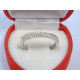 Ródiovaný dámsky strieborný prsteň s kamienkami DPS54169 925/1000 1,69 g