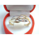 Kombinovaný dámsky zlatý prsteň číre zirkóny VP69263V 14 karátov 585/1000 2,63 g