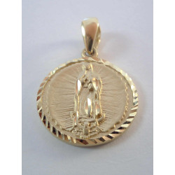 Zlatý medailón Panna Mária DI175Z žlté zlato 14 karátov 585/1000 1,75g