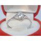 Jednoduchý dámsky prsteň ródiované striebro zirkón VPS54157 925/1000 1,57 g