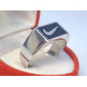 Ródiovaný pánsky strieborný prsteň NIKE VPS66561 925/1000 5,61 g