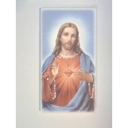 Maľovaný obraz Ježiša strieborné detaily F189254