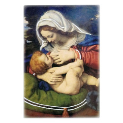 Maľovaný obraz postriebrený  Panna Mária V-0502293