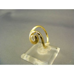 Zlatý prsteň v tvare slimaka žlté zlato VP54370Z