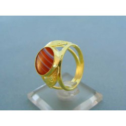 Zlatý dámsky prsteň s farebným kameňom VP61709Z