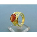 Zlatý dámsky prsteň s farebným kameňom VP61709Z