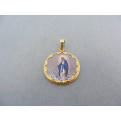 Prívesok sv. obrázok žlté zlato Mária