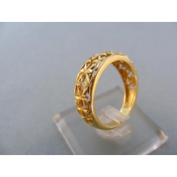 Zlatý prsteň žlté zlato vzorovaný DP54255Z